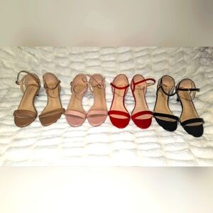 4 Pairs of Dream Pairs Kitten Heels EUC Size 9